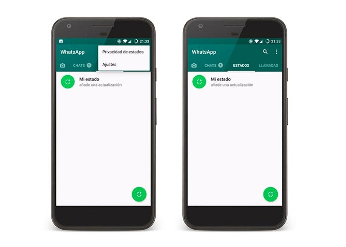Privacidad estados WhatsApp