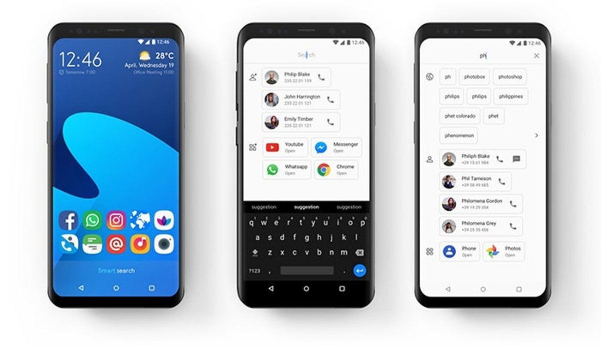 Smart Launcher 5 Interfaz