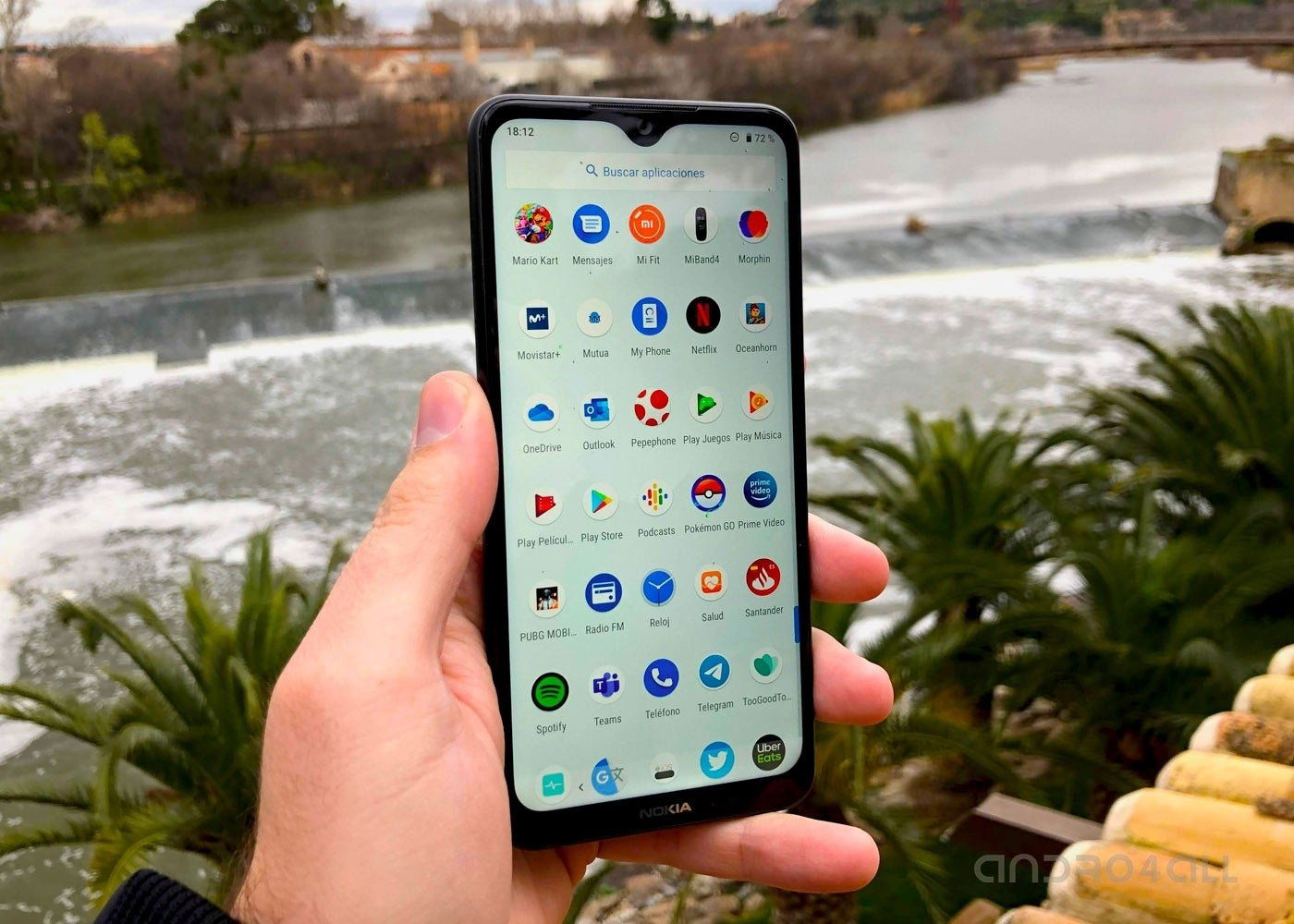 Nokia 6.2 menú