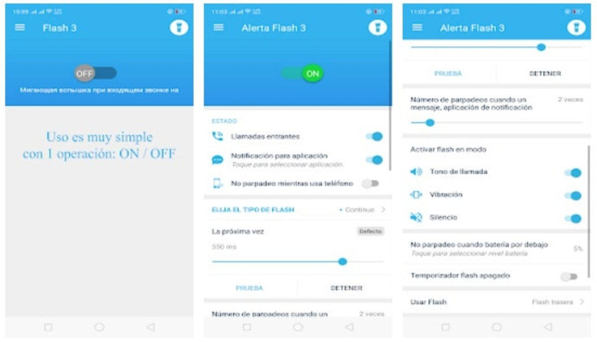 Usa el flash de tu móvil para llamadas y notificaciones con esta práctica app