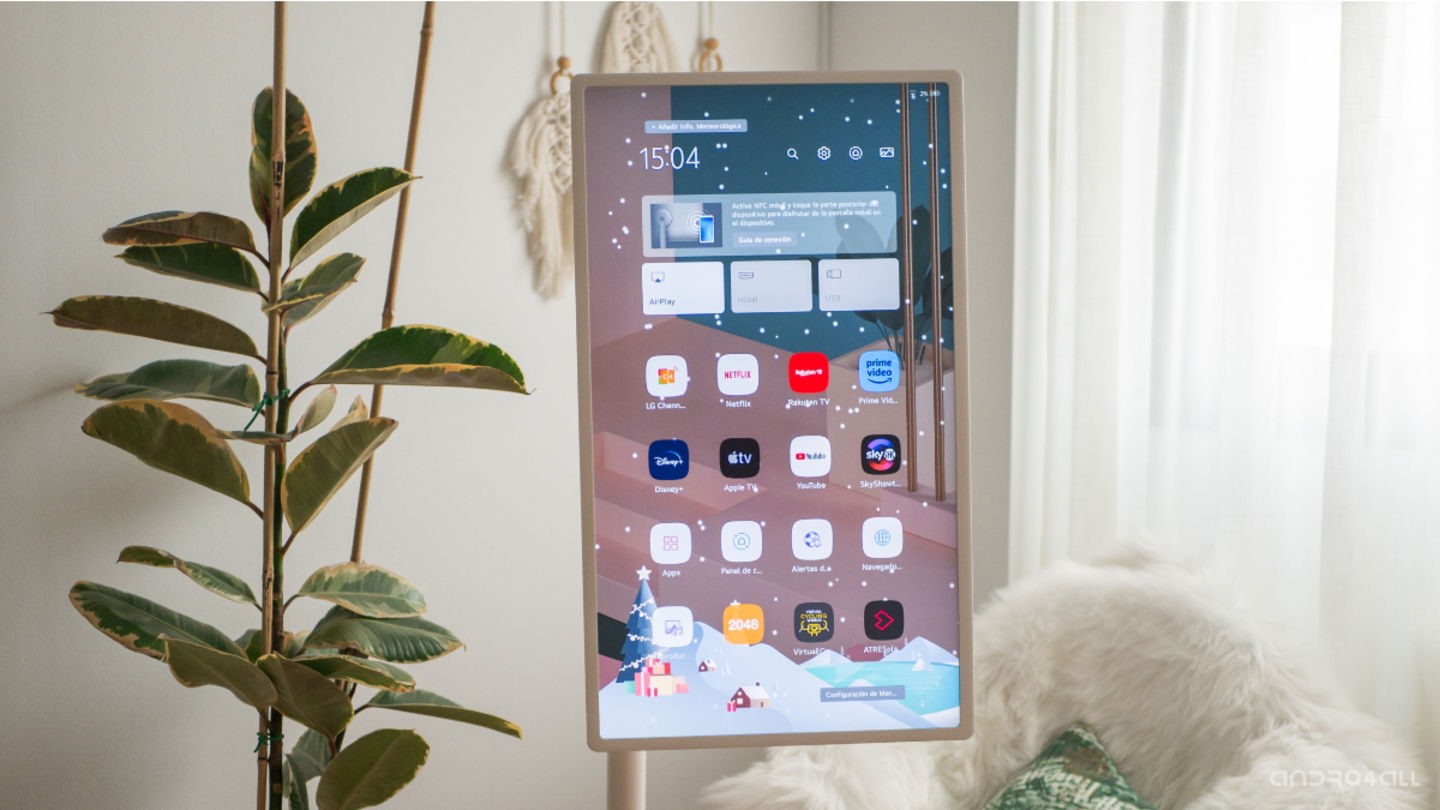 LG StanbyME en formato vertical