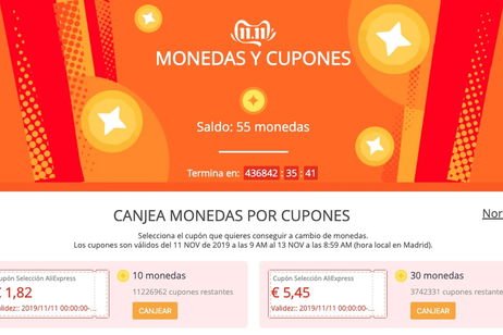 Monedas de AliExpress: qué son y cómo puedes conseguirlas y canjearlas Monedas de AliExpress: qué son y cómo puedes conseguirlas y canjearlas