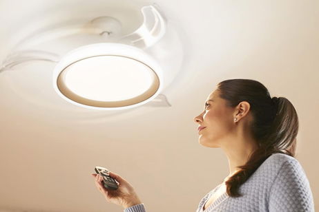 Philips tiene el ventilador de techo con lámpara que arrasa en ventas cada verano y tiene un descuento del 41%