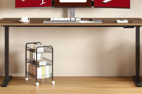 Este escritorio elevable es ideal para trabajar, estudiar y jugar, con ofertón solo por unos días Este escritorio elevable es ideal para trabajar, estudiar y jugar, con ofertón solo por unos días